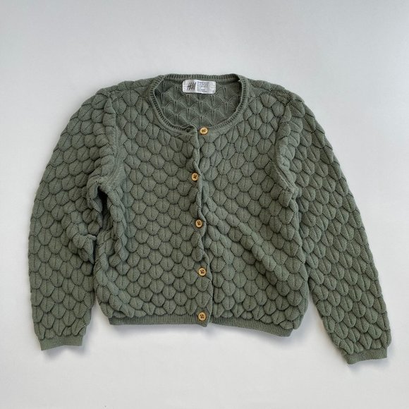❌SOLD H&M Cardigan 3/4T - Picture 1 of 8